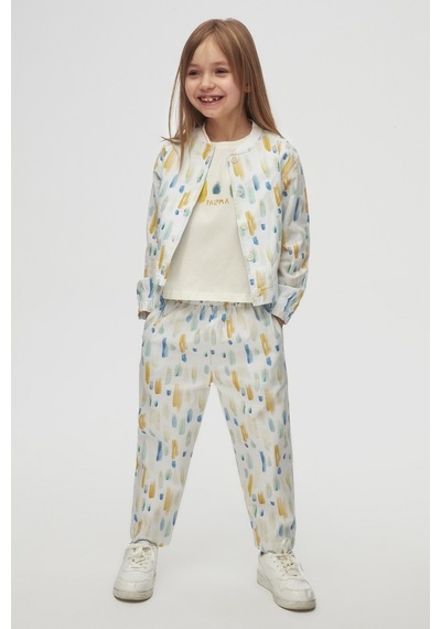 Nk Kids 38543 Kız Çocuk Ekru-mavi Sharp Ceket Ekru - Mavi