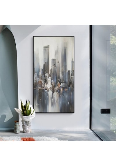 Yağlı Boya Tablo %100 El Yapımı Home In Joy 84Cmx114Cm