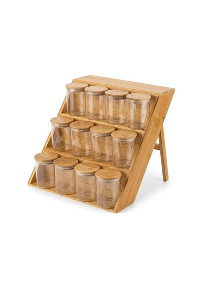 Deconox Bambu Standlı 12 Li Baharatlık Seti, 200 Ml Borosilikat Cam Kavanoz, Bambu Vakum Kapaklı, Tezgâh Üstü Ve Çekmece İçi Düzenleyici Çok Renkli Deconox Bambu Standlı 12 Li Baharatlık Seti, 200 Ml Borosilikat Cam Kavanoz, Bambu Vakum Kapaklı, Tezgâh Üstü Ve Çekmece İçi Düzenleyici Çok Renkli