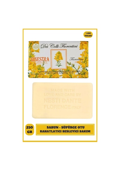 Nesti Dante Sabun Dei Colli Fiorentini Broom Vegan Bakım 250 G