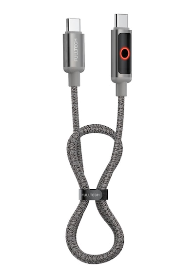 Fulltech Fc152 Type-c To Type-c Pd 60w Hızlı Şarj Kablosu 1.2m 480mbps Veri Transferi, Led Gösterg
