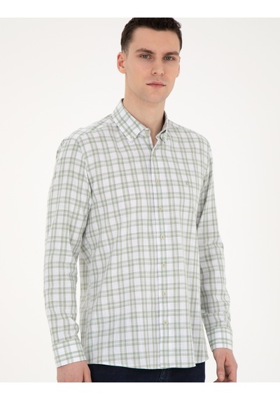 Pierre Cardin Erkek Çağla Gömlek Desenli 50284266-vr016 Çağla Yeşili Pierre Cardin Erkek Çağla Gömlek Desenli 50284266-vr016 Çağla Yeşili