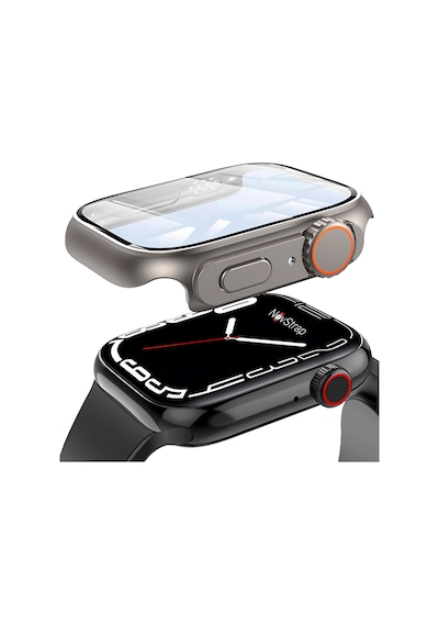 NovStrap Apple Uyumlu Watch Seri 8 7 41mm için Ultra Dönüştürücü Kasa ve Ekran Koruyucu