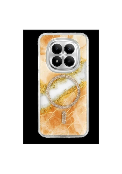 Onegif Redmi Note 15 4g Lotus Simli Magsafe Kapak - Turuncu İtdark57075