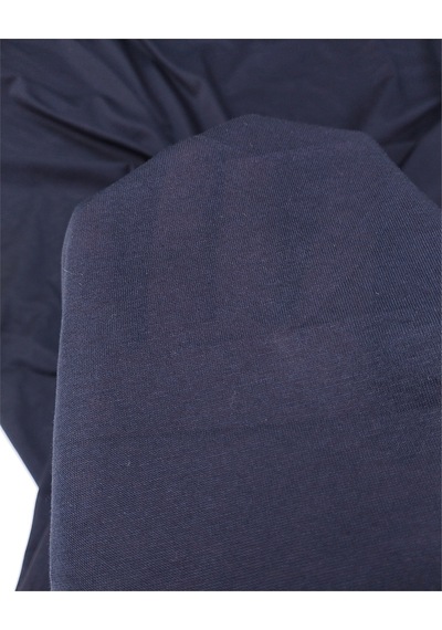 Koyu Lacivert Renkte Viskonlu İnce Hafif Parlaklığı Olan Muhteşem Süprem Penye Elbise Bluz Tshirt Kumaş Tişörtlük & Elbiselik En: 150cm-12404