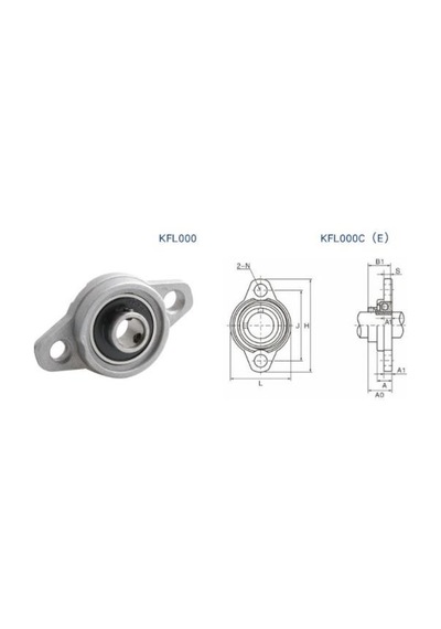 Kfl000 Yataklı Rulman(10Mm)
