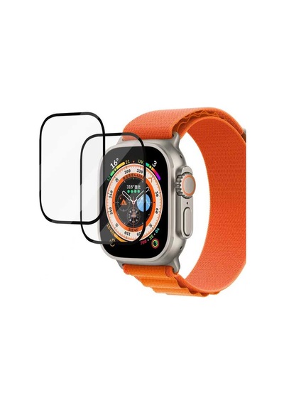 Apple Uyumlu  Watch Ultra 49mm Cam Full Ekran Saat Koruyucu