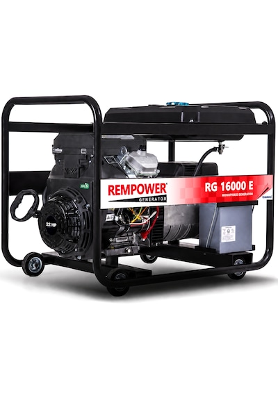 Rempower Rg 16000 E Marşlı 16 Kva Monofaze Benzinli Jeneratör