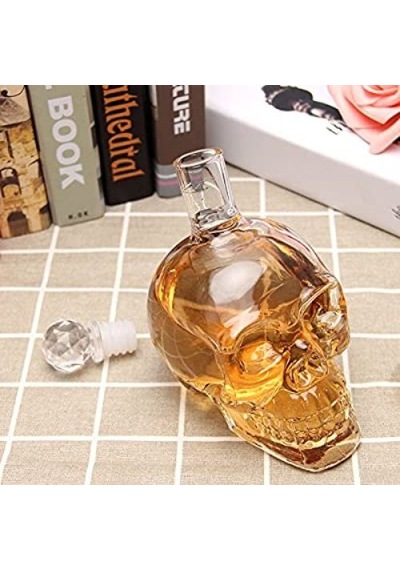 Hediye Bahçesi Crystal Head Kuru Kafa Cam Şişe 350 Ml