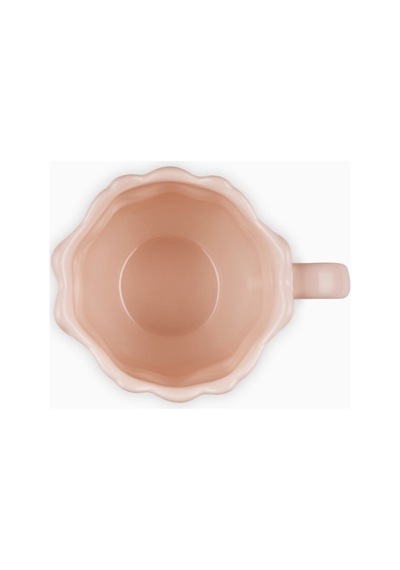 Le Creuset Seramik Çiçek Desenli Kupa Peche
