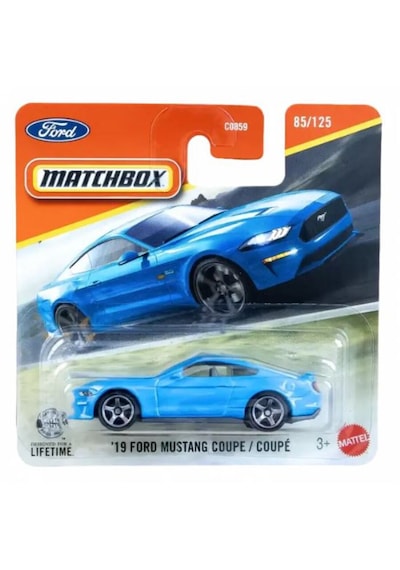 Matchbox '19 Ford Mustang Coupe - Mavi 1/64 Jhn94