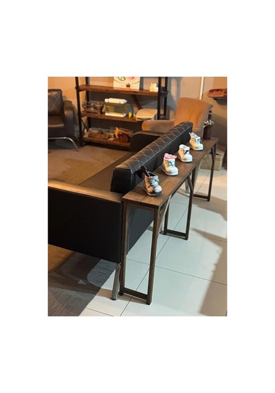 Masif Ahşap Bar & Dresuar Koltuk Arkası Kahverengi