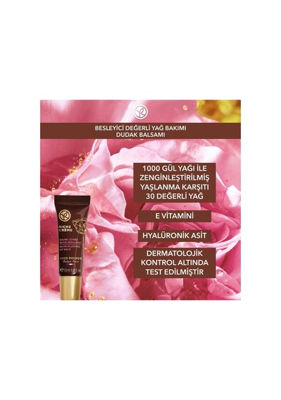 Yaşlanma Karşıtı Dudak Balsamı 7.5 Ml - 30 Değerli Yağ Ve Vitamin A Onarıcı Dudak Çevresi Bakımı