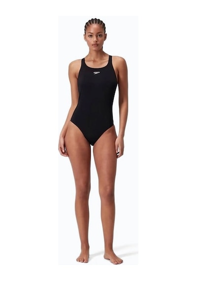 Speedo Eco Endurance+ Essentials Kickback Kadın Yüzücü Mayosu 8-134730001 Siyah
