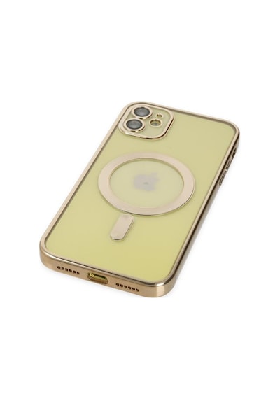 Apple Uyumlu iPhone  11 Kilif Magsafe Kamera Lensli Korumali Seffaf Silik 560979745