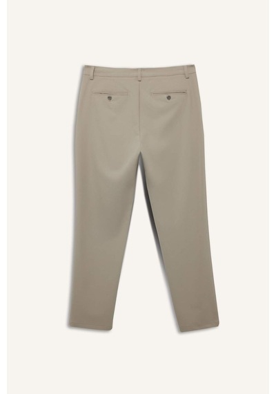 Defacto Tailored Regular Fit Kısa Paça Pantolon F1672ax25aubg781 Bej