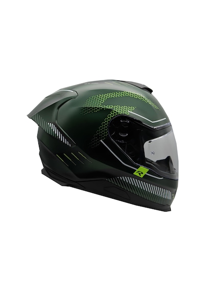 Nexx Y.100R Baron Kapalı Motosiklet Kaskı Mat Yeşil