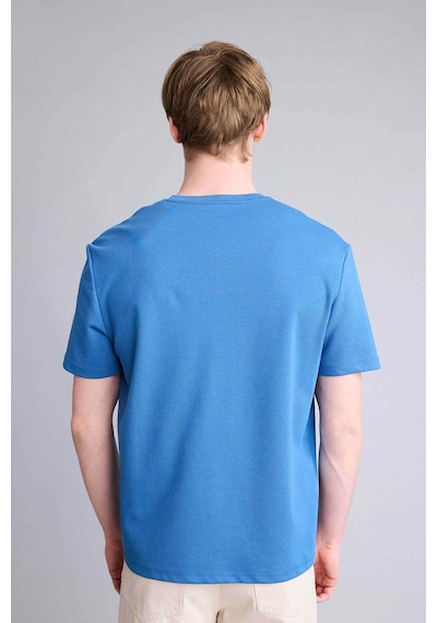 Defacto Basic Mavi Erkek T-shirt D7912ax/be410 Mavi