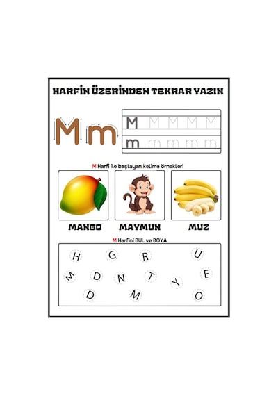 Çocukları Okula Hazırlayan Yaz-sil Eğitim Seti