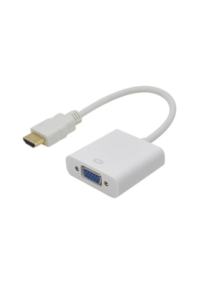 Adaptör Görüntü Projeksiyon Hdmi To Vga Kablo Çevirici Dönüştürücü