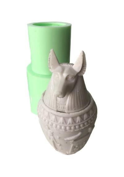 Antik Çağ Anibus Küpü Şeklinde Silikon Kokulu Taş Ve Saksı Kalıbı 19x10,5x10 Cm Dop13703976igo Çok renkli