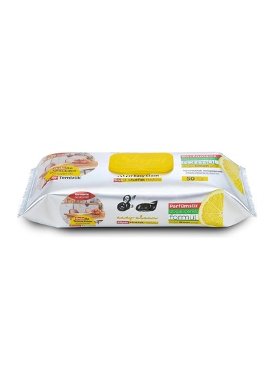 Mey İthalat Mutfak Temizlik Havlusu 50 Adet Limon