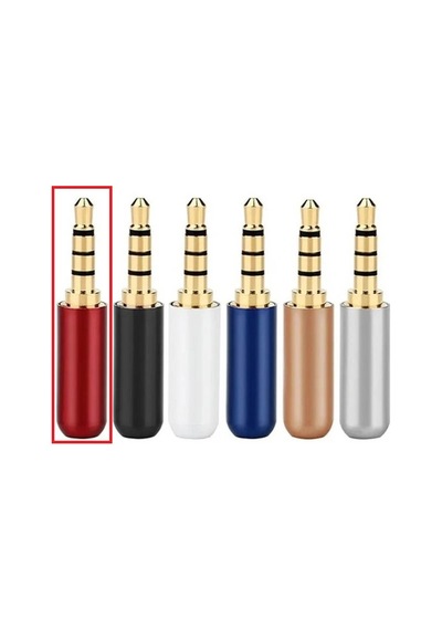 Ic-261e 3.5mm Jak 4 Boğumlu Kırmızı