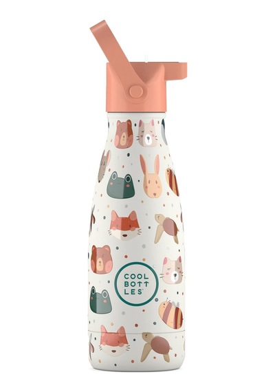 Cool Bottles The Kids Bottle Pet Lover Pipetli Termos Suluk 260 Ml Çok Renkli