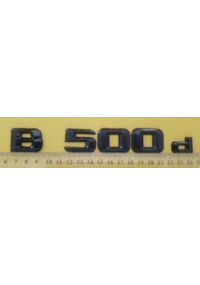 Mercedes Uyumlu Yazı B 500d Siyah