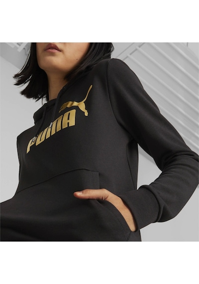Puma Ess+ Metallic Logo Hoodie Kadın Sweatshırt