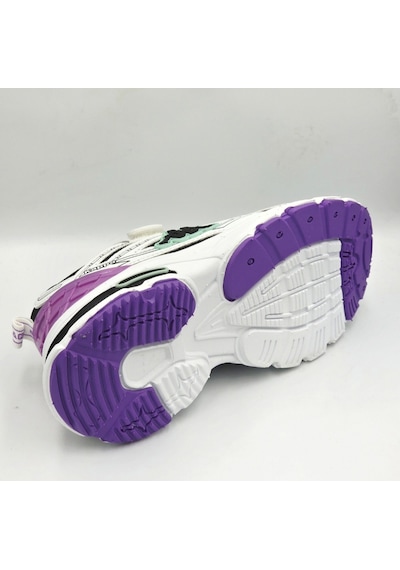 Kappa Kp-4061f Beyaz Siyah Cırtlı Kız Çocuk Sneaker Spor Ayakkabı