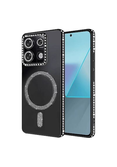 Newface Xiaomi Redmi Note 13 Pro 4g Joke Simli Magneticsafe Kılıf - Siyah