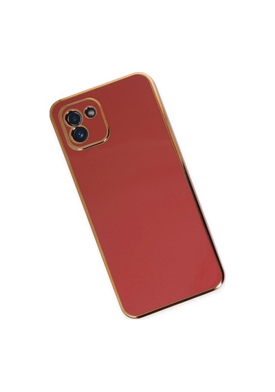 Newface - 291 - Samsung Galaxy Uyumlu A03 Kılıf Volet Silikon - Kmrsfres - - Kırmızı