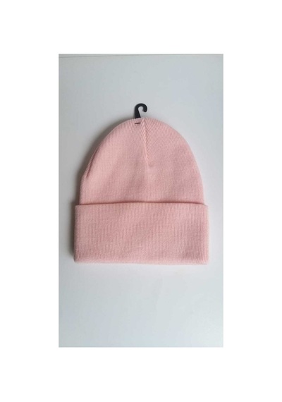 Cmf Triko Açık Pembe Düz Renk Basic Bere Unısex Açık Pembe