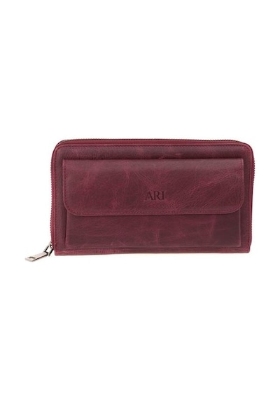 Bilik Deri Bordo Unisex Portföy & Clutch Çanta Ar P-706-cr Acı Kahverengi