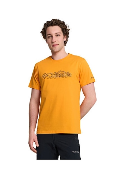 Columbia Cs0414 Csc M Branded Peaks Ss Tee Erkek Günlük Tişört 9110861816 Turuncu Turuncu