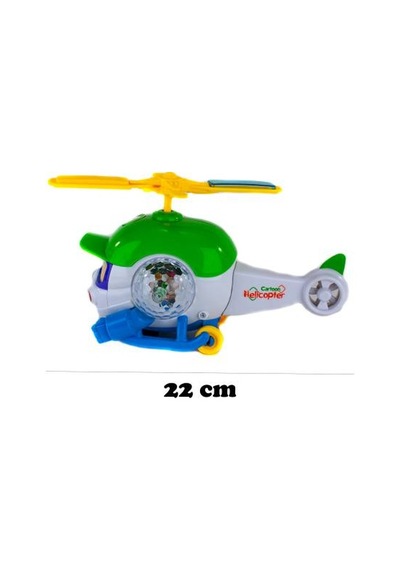 Oyuncak Helikopter Sevimli Helikopter Işıklı Sesli 22 Cm