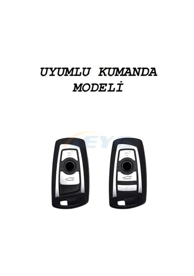 Bmw Anahtarlık Mat Gümüş Şık Tasarım Kumanda Kabı Bmw Keychain Matte Silver Stylish Design Remote Control Case