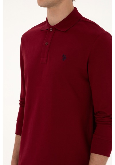 U.s. Polo Assn. Erkek Bordo Sweatshirt 50307688-vr014 Bordo
