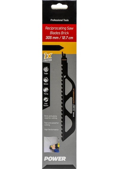 6417 Tuğla Ytong Gazbeton Bims Kesim Tilki Kuyruğu Bıçağı 305 Mm