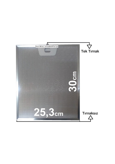 Arçelik Uyumlu P 30 (8906310100) Davlumbaz Filtresi Filtre 9189387004