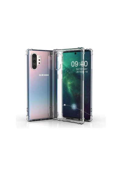 Galaxy Note 10 Plus Kılıf Zore Nitro Anti Shock Silikon Renksiz