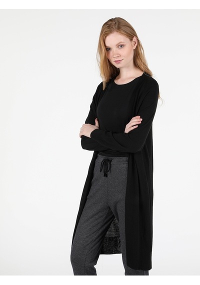 Colin's  Regular Fit  Kadın Siyah Hırka CL1050370_Q1.V1_BLK