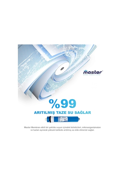 Master Reverse Osmosis System Membran 80 Gpd Su Arıtma Cihazı