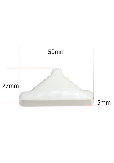 Ayrıntıshop Cam Köşe Koruyucu Plastik Takoz 4mm İle 6mm 2000adet