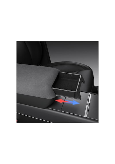 Red Lion Parts Tesla Model Y Juniper 2025+ Uyumlu Ergonomik Kol Dayama Yükseltici Ve Gizli Saklama Kutusu