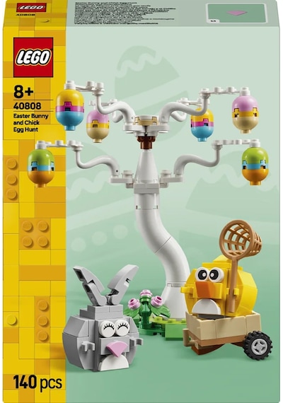 LEGO® LEL Seasons and Occasions Paskalya Tavşanı ve Civcivin Yumurta Avı 40808 - 8 Yaş ve Üzeri Çocuklar için Yapım Seti (140Parça)