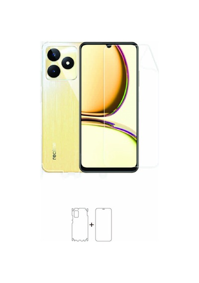 Realme C53 360 Derece Full Body Kaplama Ön Arka Ve Yan Koruyucu