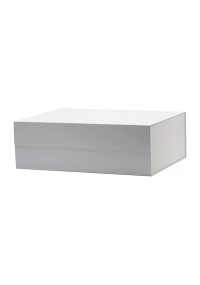 Hediye Kutusu Boş Mıknatıslı Kapak Beyaz 22X17X9.5Cm Home In Joy Beyaz