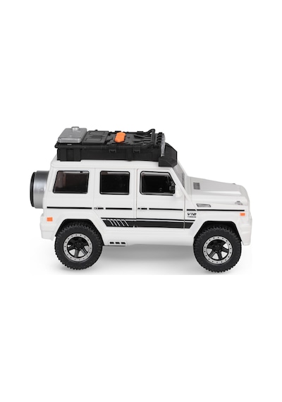Vardem Kutulu Sürtmeli Işıklı Müzikli Off-road Lüks Araba - Beyaz